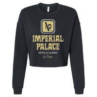 Imperial Palace Hotel Casino Vintage Sign Retro Las Vegas Cropped Pullover Crew