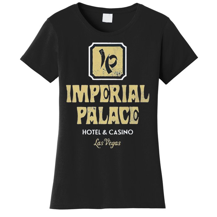 Imperial Palace Hotel Casino Vintage Sign Retro Las Vegas Women's T-Shirt