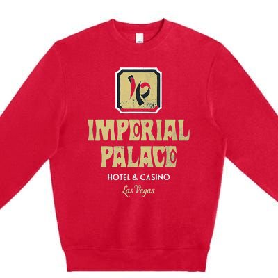 Imperial Palace Hotel Casino Vintage Sign Retro Las Vegas Premium Crewneck Sweatshirt