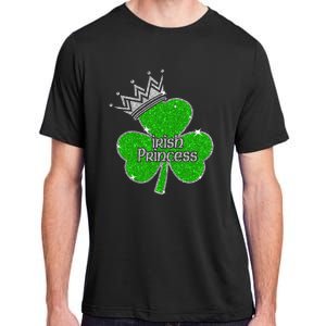 Irish Princess Happy St Patricks Day Shamrock Adult ChromaSoft Performance T-Shirt