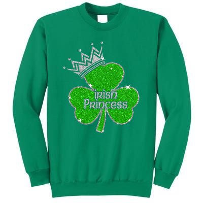 Irish Princess Happy St Patricks Day Shamrock Sweatshirt