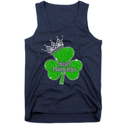 Irish Princess Happy St Patricks Day Shamrock Tank Top