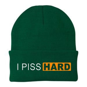 I Piss Hard Funny Meme Sarcasm Knit Cap Winter Beanie