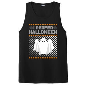 I Prefer Halloween Christmas Sweater Funny Ugly Xmas Holiday Cool Gift PosiCharge Competitor Tank