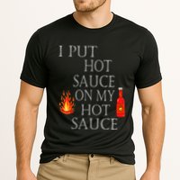 I Put Hot Sauce On My Hot Sauce Cooling Performance Crew T-Shirt