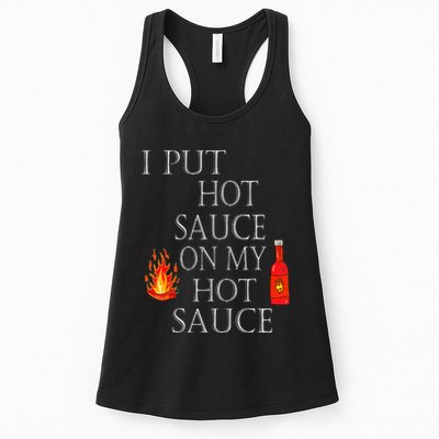I Put Hot Sauce On My Hot Sauce Womens Tank Top