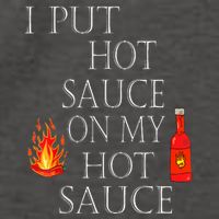 I Put Hot Sauce On My Hot Sauce Vector Backpack