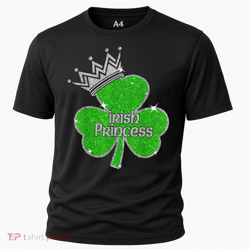 Irish Princess Happy St Patricks Day Shamrock Performance Shirt