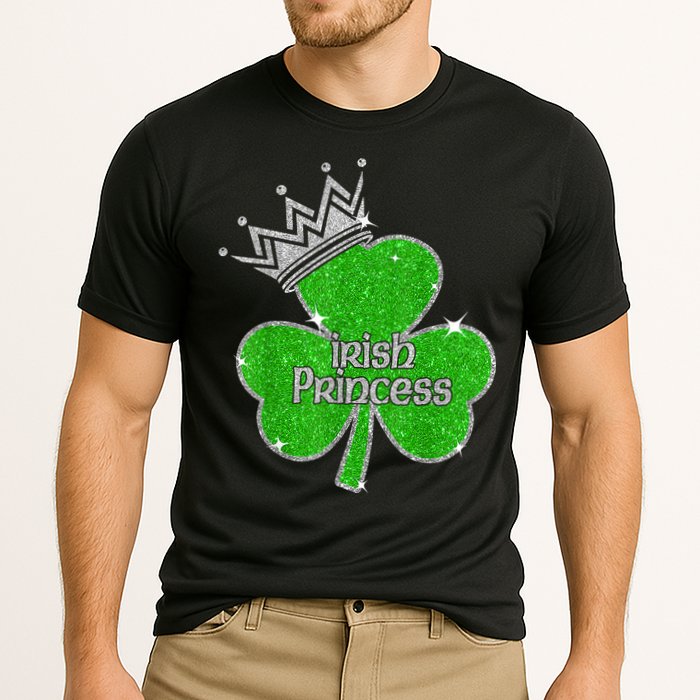 Irish Princess Happy St Patricks Day Shamrock Performance Shirt