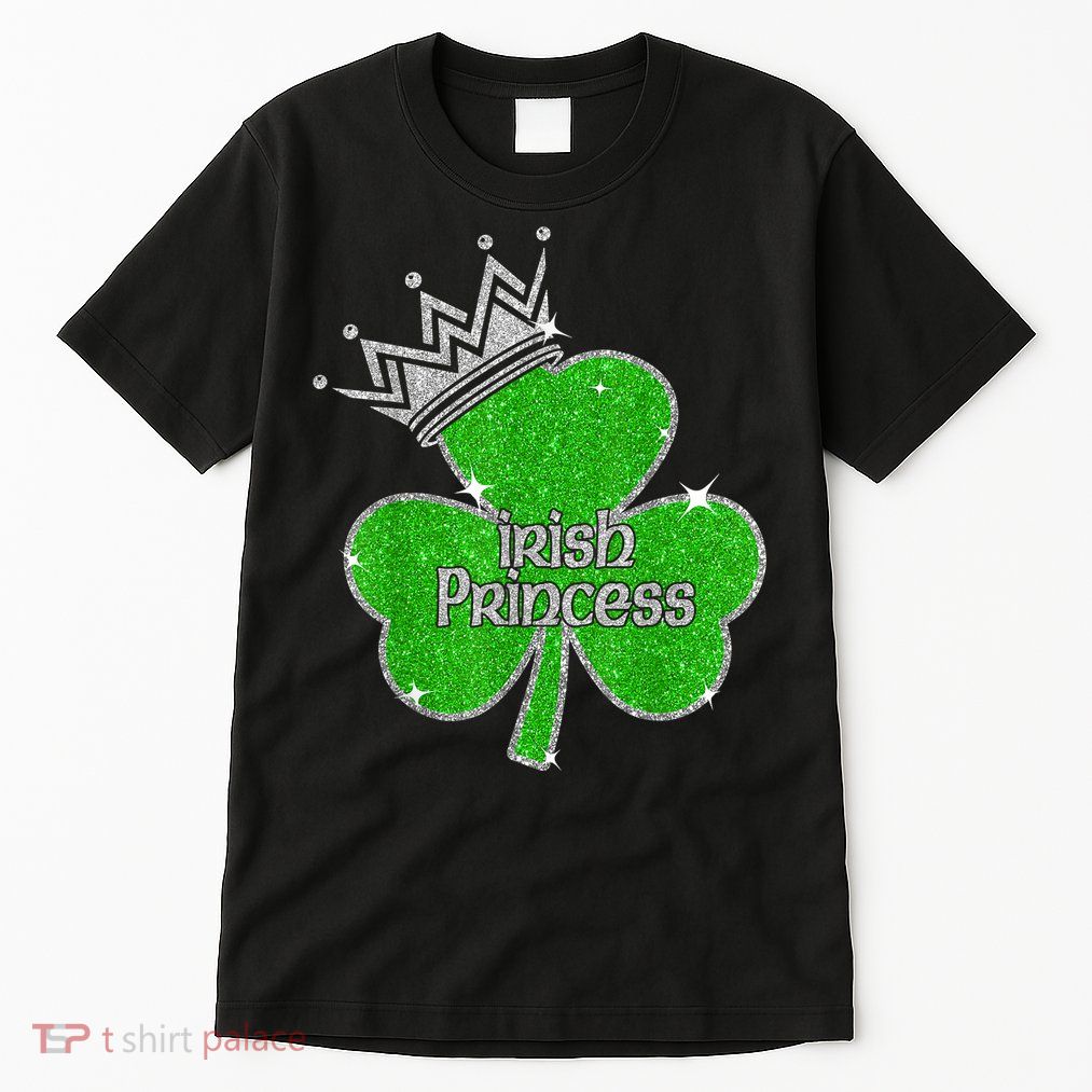 Irish Princess Happy St Patricks Day Shamrock Tall T-Shirt