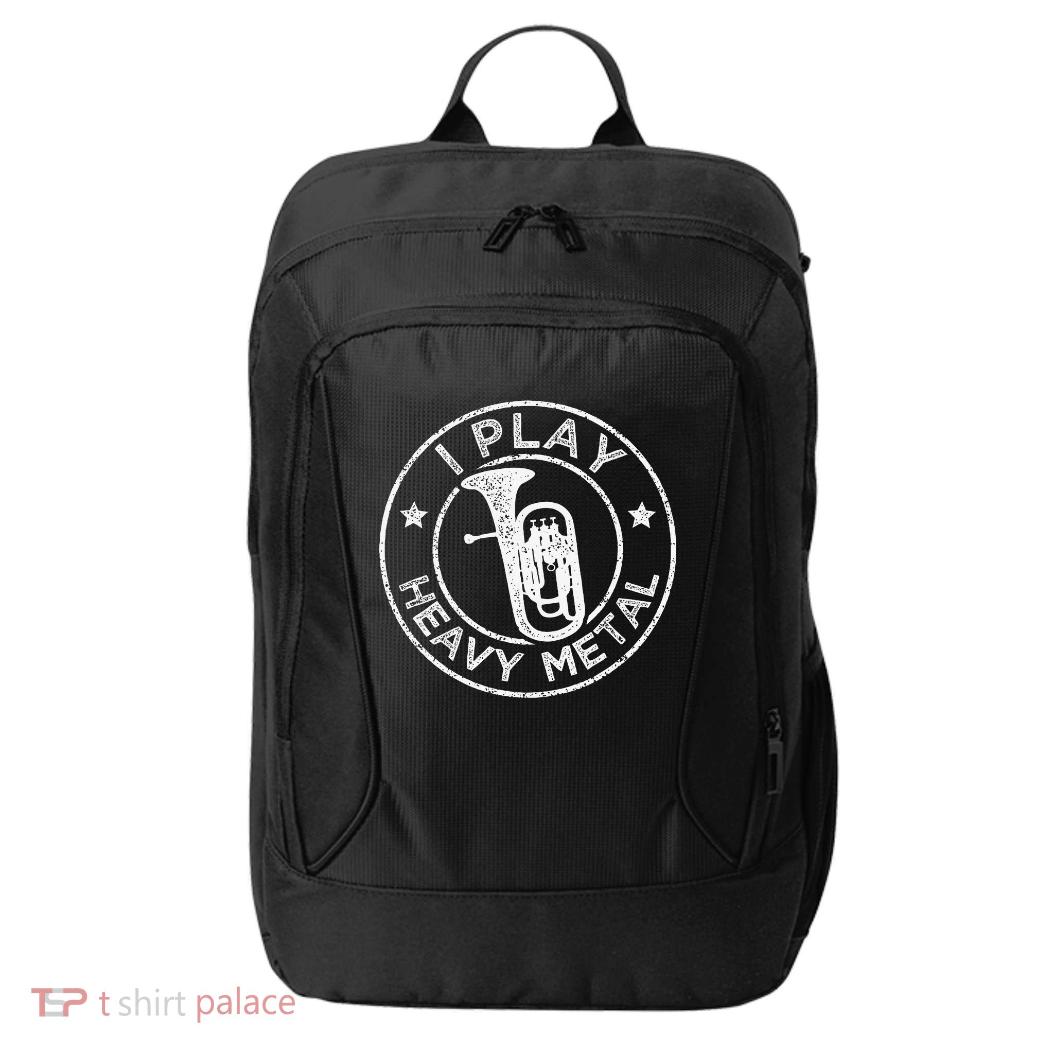 I Play Heavy Metal Funny Euphonium City Backpack