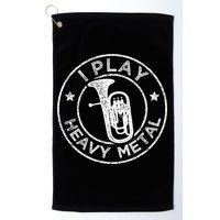 I Play Heavy Metal Funny Euphonium Golf Towel