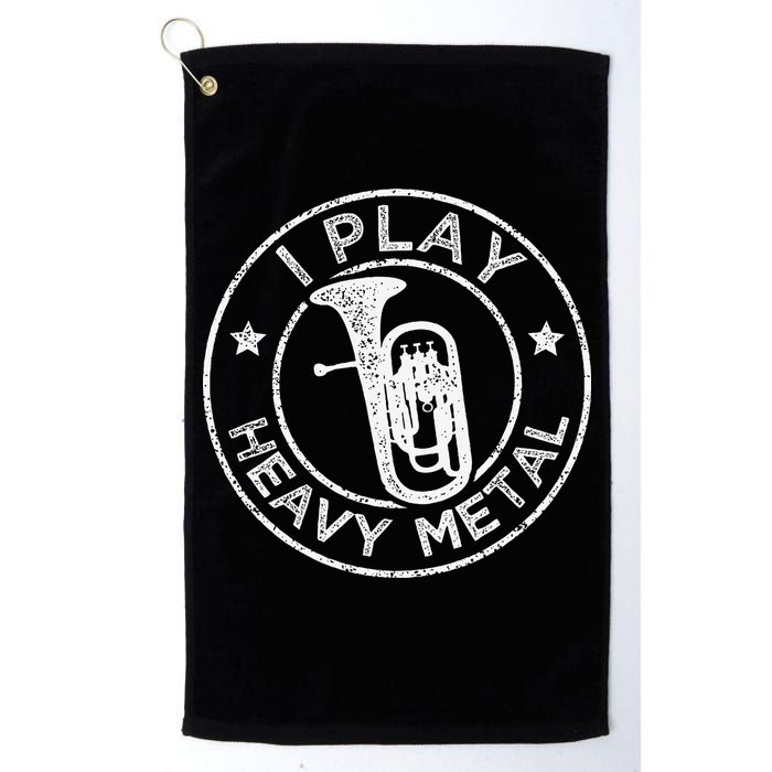 I Play Heavy Metal Funny Euphonium Golf Towel