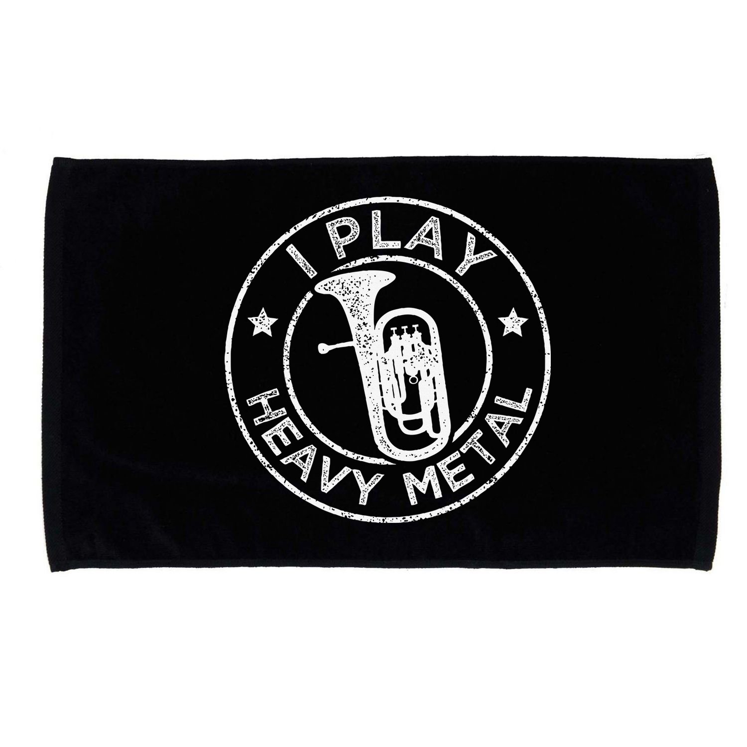 I Play Heavy Metal Funny Euphonium Microfiber Hand Towel