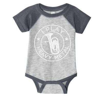 I Play Heavy Metal Funny Euphonium Infant Baby Jersey Bodysuit
