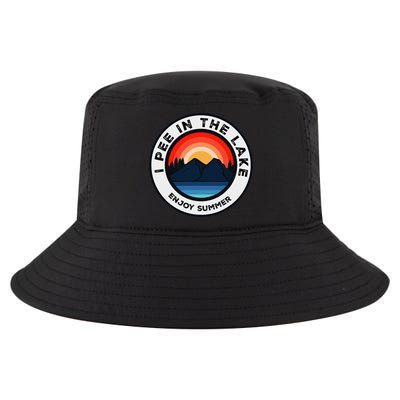 I Pee In The Lake Funny Summer Vacation Family Cool Comfort Performance Bucket Hat