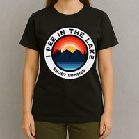 I Pee In The Lake Funny Summer Vacation Family T-Shirt