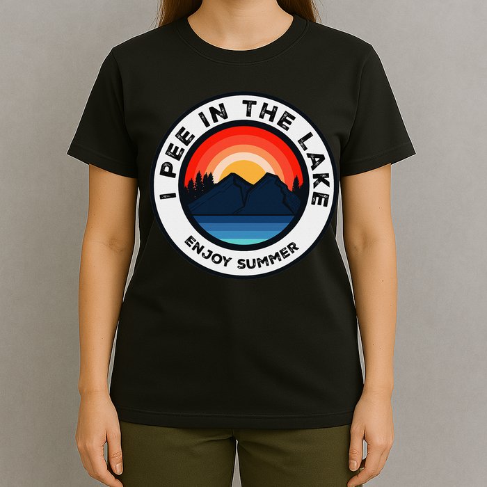 I Pee In The Lake Funny Summer Vacation Family T-Shirt