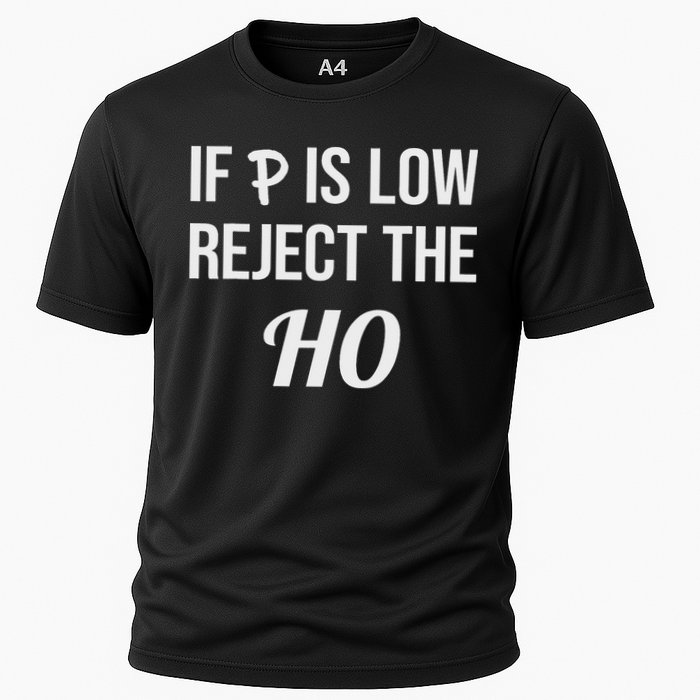 If P Is Low Reject The Ho Data Science Statistician Funny Cooling Performance Crew T-Shirt