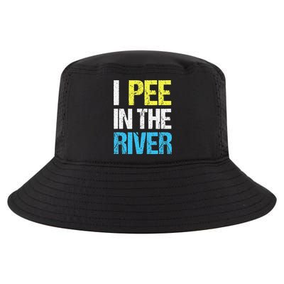 I Pee In The River Funny Summer Cool Comfort Performance Bucket Hat