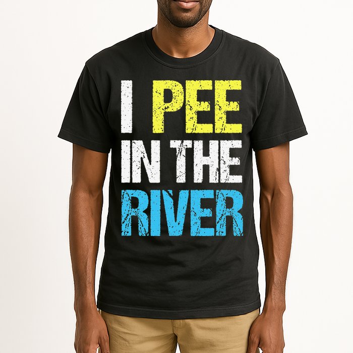 I Pee In The River Funny Summer Tall T-Shirt