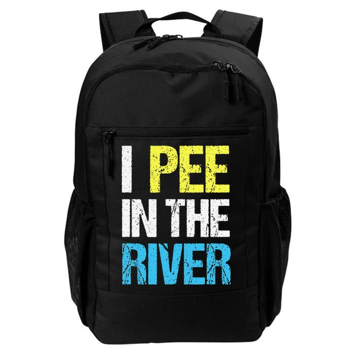 I Pee In The River Funny Summer Backpack