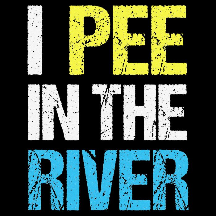 I Pee In The River Funny Summer Bucket Hat