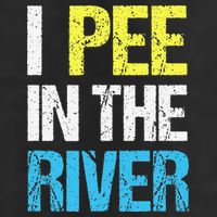 I Pee In The River Funny Summer Golf Towel