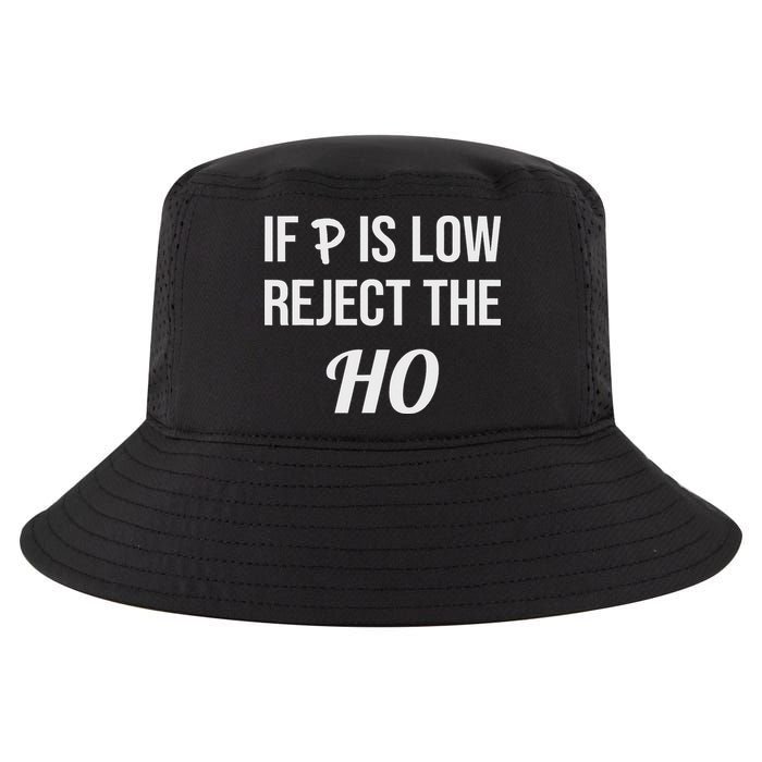 If P Is Low Reject The Ho Data Science Statistician Funny Cool Comfort Performance Bucket Hat