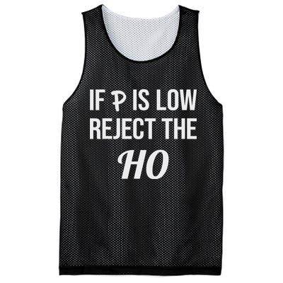 If P Is Low Reject The Ho Data Science Statistician Funny Mesh Reversible Basketball Jersey Tank