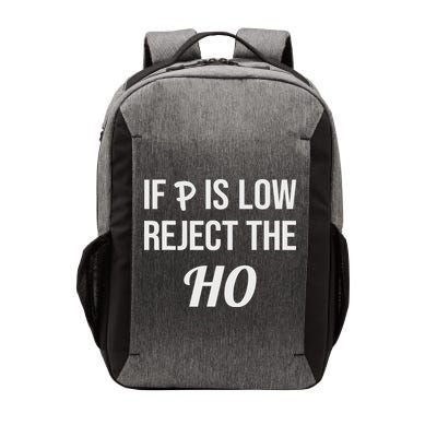 If P Is Low Reject The Ho Data Science Statistician Funny Vector Backpack
