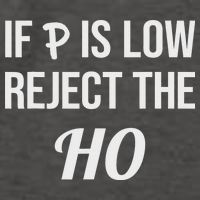 If P Is Low Reject The Ho Data Science Statistician Funny Vector Backpack