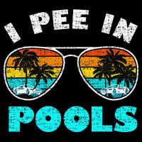 I Pee In Pools Sunglasses Summer Vacation Swimming Backpack
