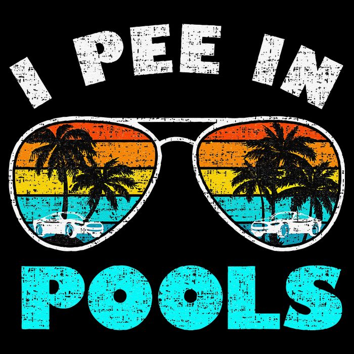 I Pee In Pools Sunglasses Summer Vacation Swimming Backpack