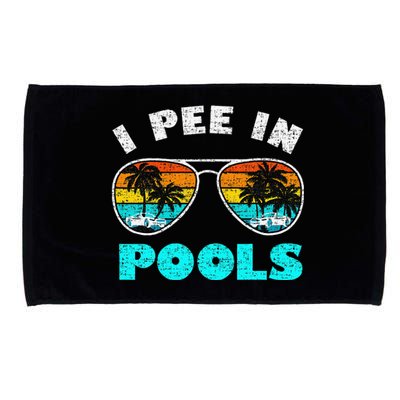 I Pee In Pools Sunglasses Summer Vacation Swimming Microfiber Hand Towel