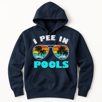 I Pee In Pools Sunglasses Summer Vacation Swimming Hoodie