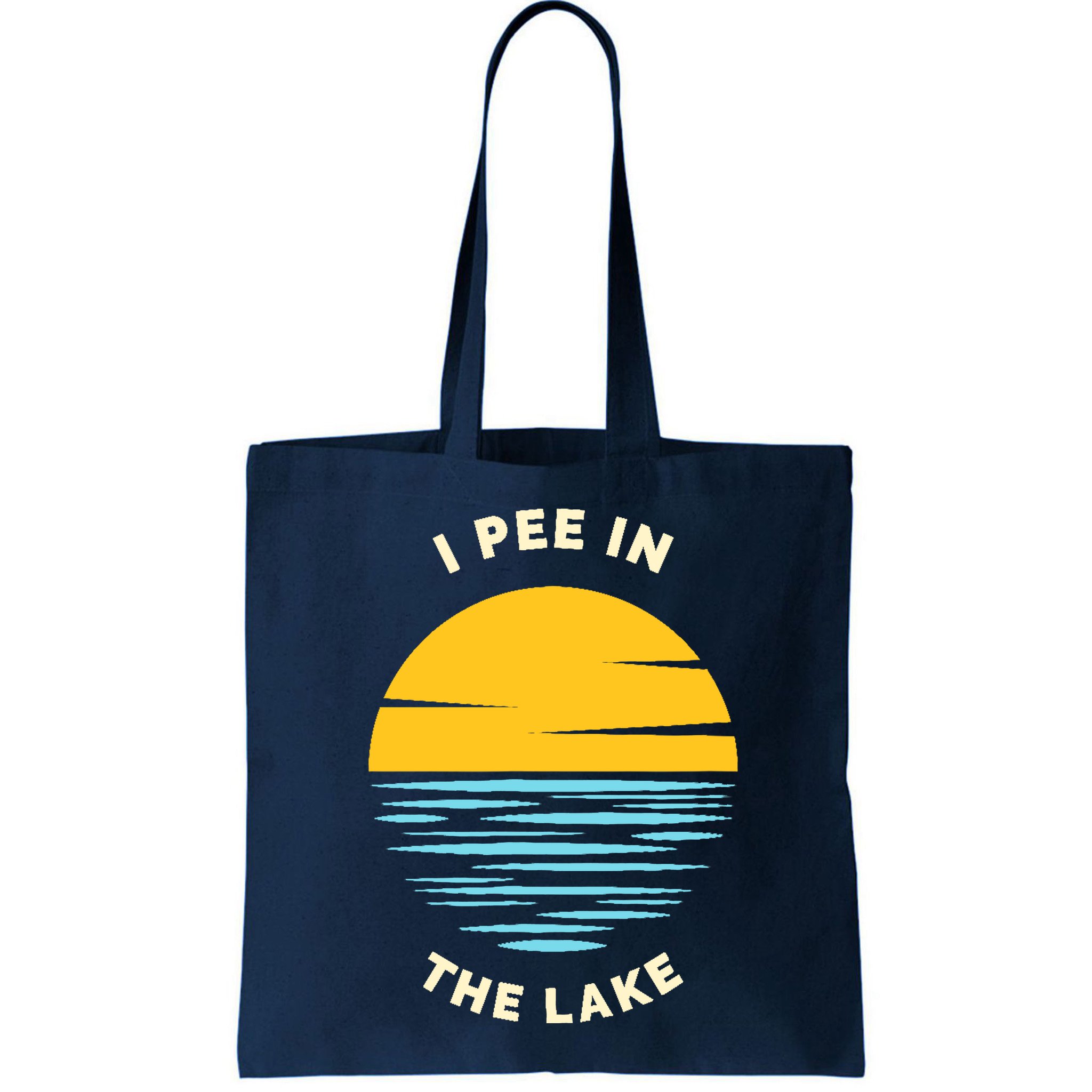 I PEE IN THE LAKE Funny Summer Vacation Boating Swimming Bag