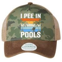 I Pee In Pools Sarcastic Sayings For Pools Lovers Legacy Tie Dye Trucker Hat