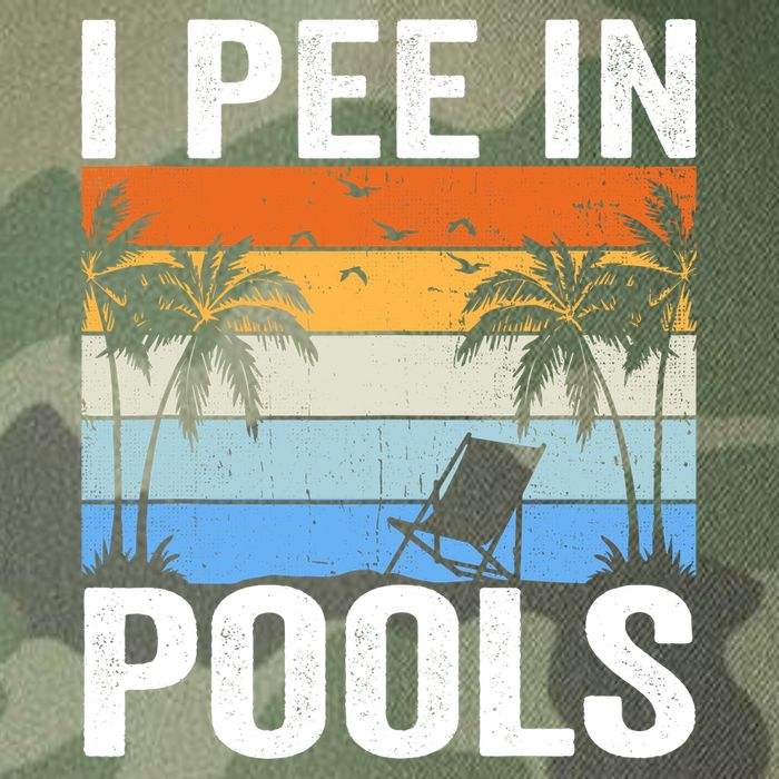 I Pee In Pools Sarcastic Sayings For Pools Lovers Legacy Tie Dye Trucker Hat