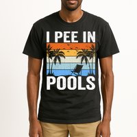I Pee In Pools Sarcastic Sayings For Pools Lovers Tall T-Shirt