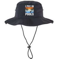 I Pee In Pools Sarcastic Sayings For Pools Lovers Legacy Cool Fit Booney Bucket Hat