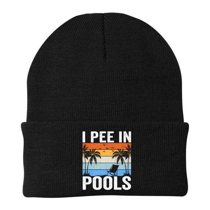 I Pee In Pools Sarcastic Sayings For Pools Lovers Beanie
