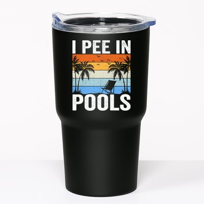 I Pee In Pools Sarcastic Sayings For Pools Lovers Tumbler