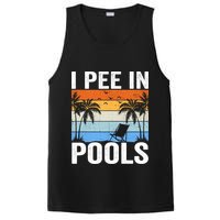I Pee In Pools Sarcastic Sayings For Pools Lovers PosiCharge Competitor Tank