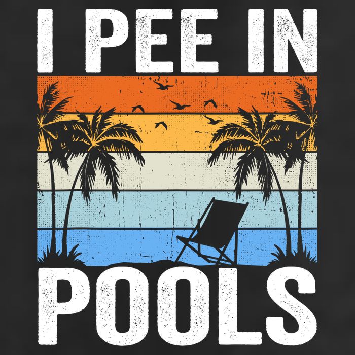 I Pee In Pools Sarcastic Sayings For Pools Lovers Microfiber Hand Towel