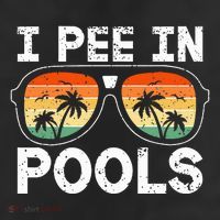 I Pee In Pools Funny Jokes Sarcastic Sayings Vacation 25L Jumbo Tote