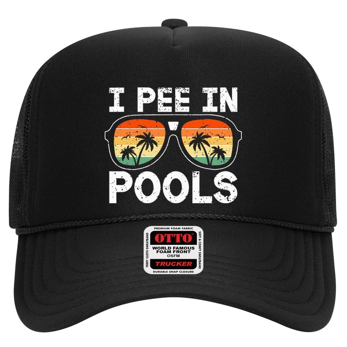 I Pee In Pools Funny Jokes Sarcastic Sayings Vacation Hat