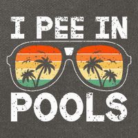 I Pee In Pools Funny Jokes Sarcastic Sayings Vacation Cotton Canvas Backpack