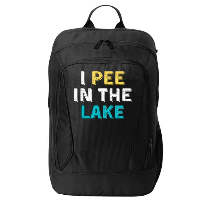 I Pee In The Lake Funny Summer Vacation City Backpack