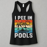 I Pee In Pools Sarcastic Sayings For Pools Lovers  Womens Tank Top
